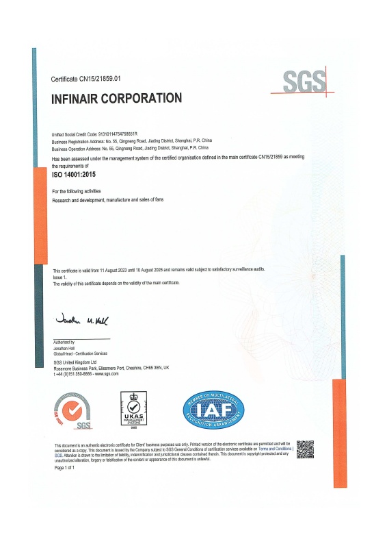 ISO 14001 environmental management system